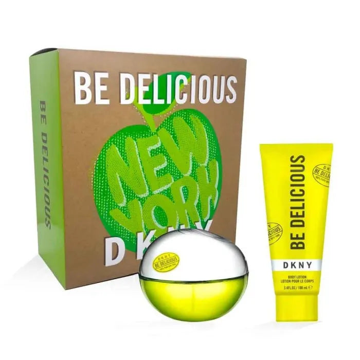DKNY Be Delicious Eau De Perfume Spray 100ml 2-Piece Set