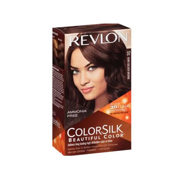 Revlon Colorsilk Sin Amoniaco 37 Castaño Dorado Oscuro