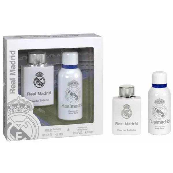 Real Madrid Eau De Toilette Spray 100ml 2-Piece Set