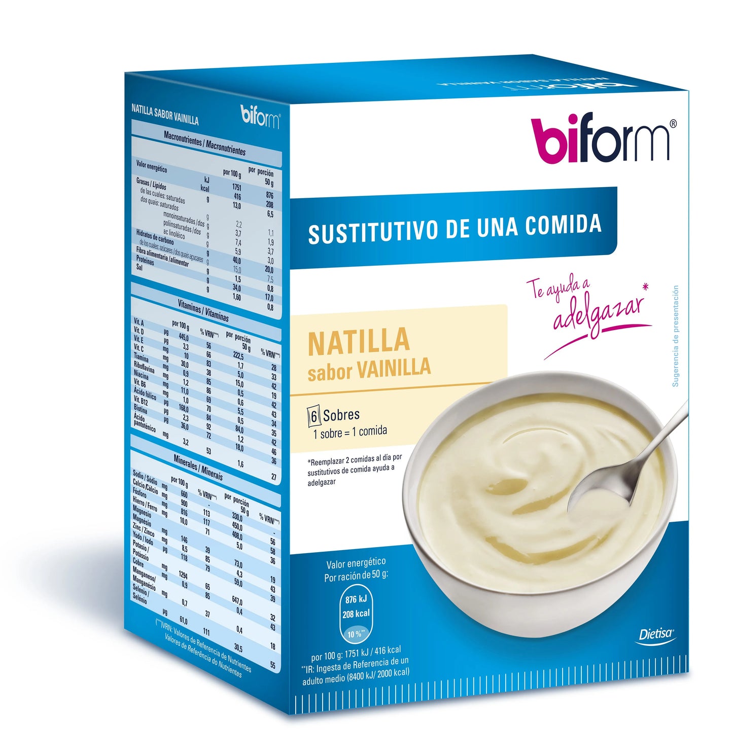 Biform Crema Vainilla 6 Tablets