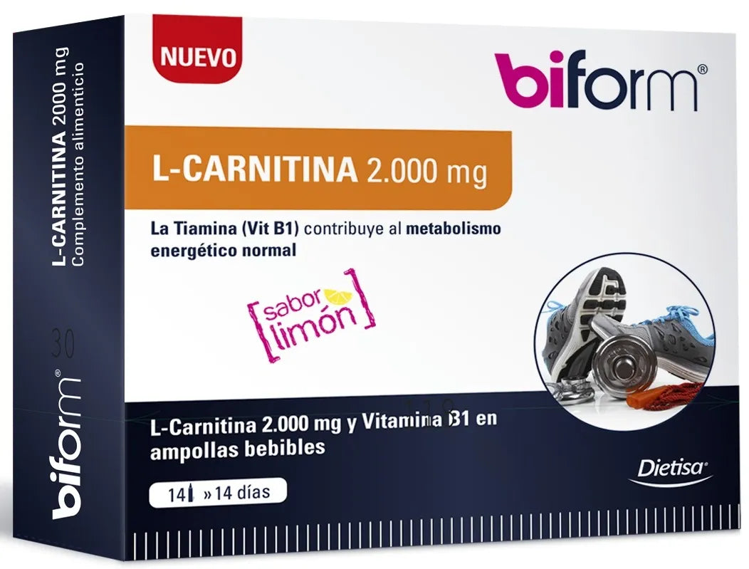 Biform L Carnitine 2000 Mg 14 Viales X 10ml