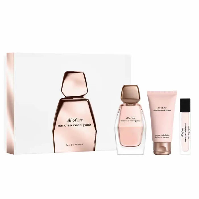 Narciso Rodríguez All Of Me Eau De Parfum Spray 90 ml Set de 3 piezas