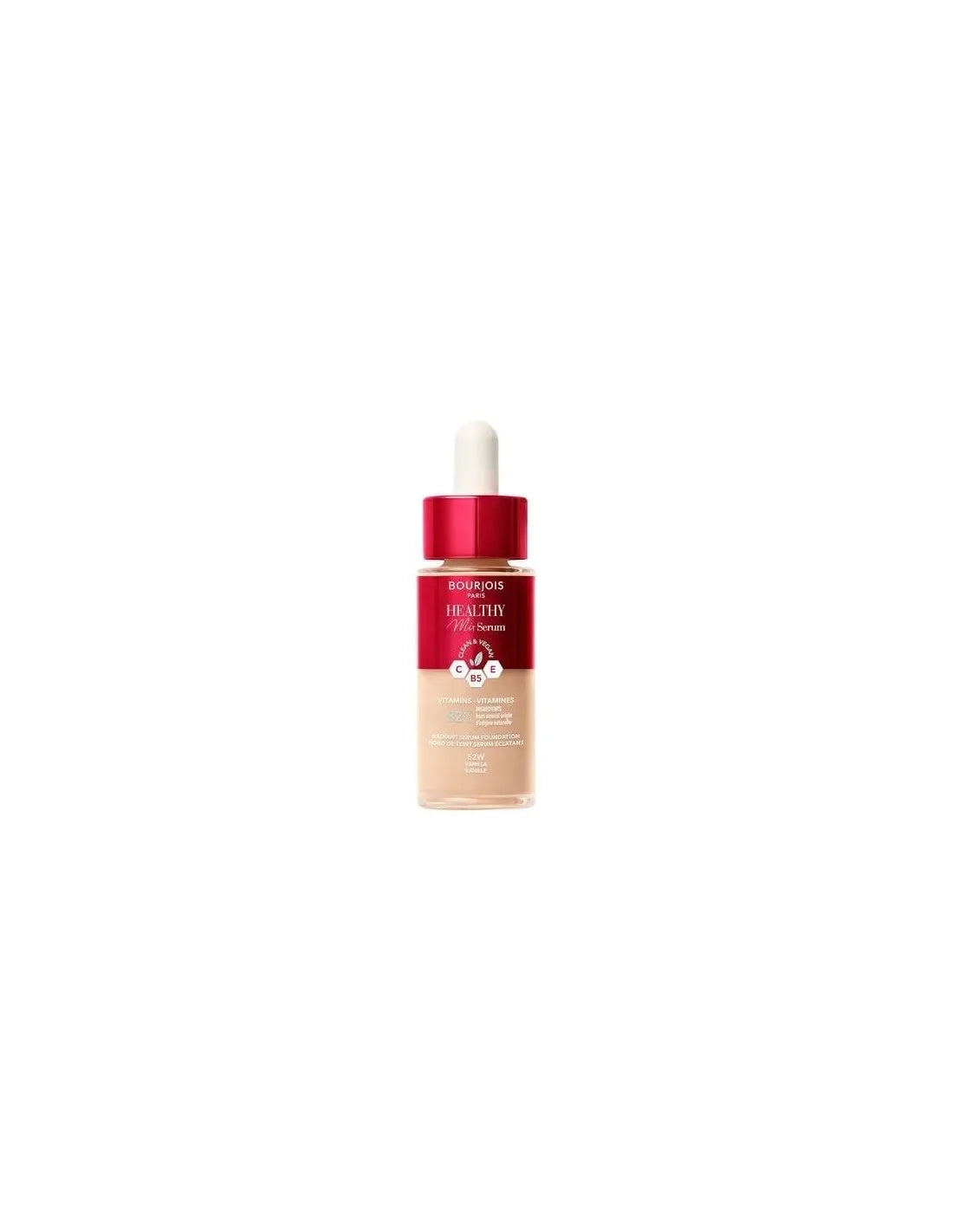 Bourjois Healthy Mix Serum Foundation Makeup Base 52w-Vanilla 30ml