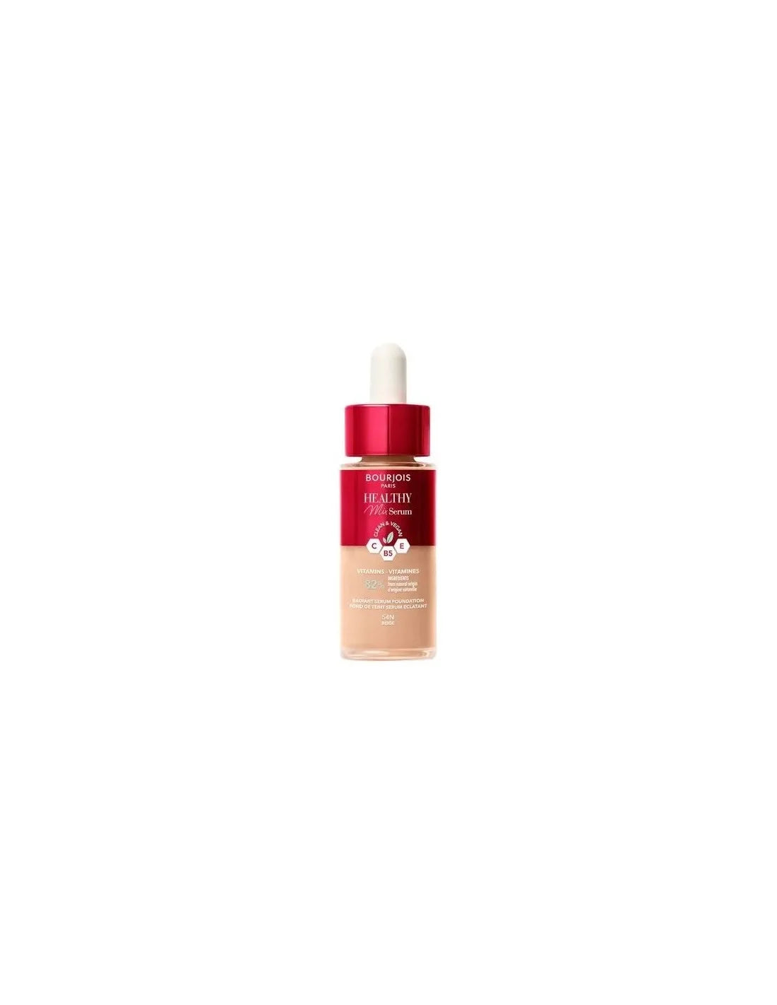 Bourjois Healthy Mix Serum Foundation Makeup Base 54n-Beige 30ml