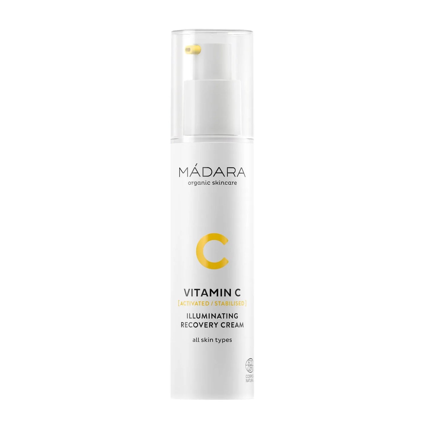 Crema iluminadora con vitamina C de Mádara para todo tipo de piel (40 ml)