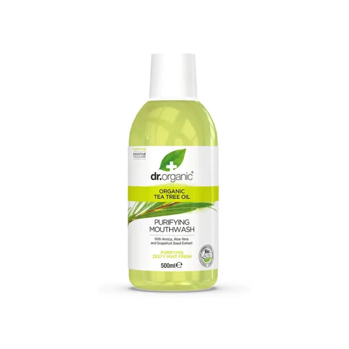 Enjuague bucal de árbol de té Dr. Organic 500 ml