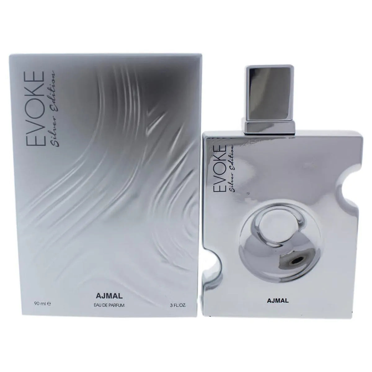 Ajmal Evoke Eau De Parfum Silver Edition 90ml Spray