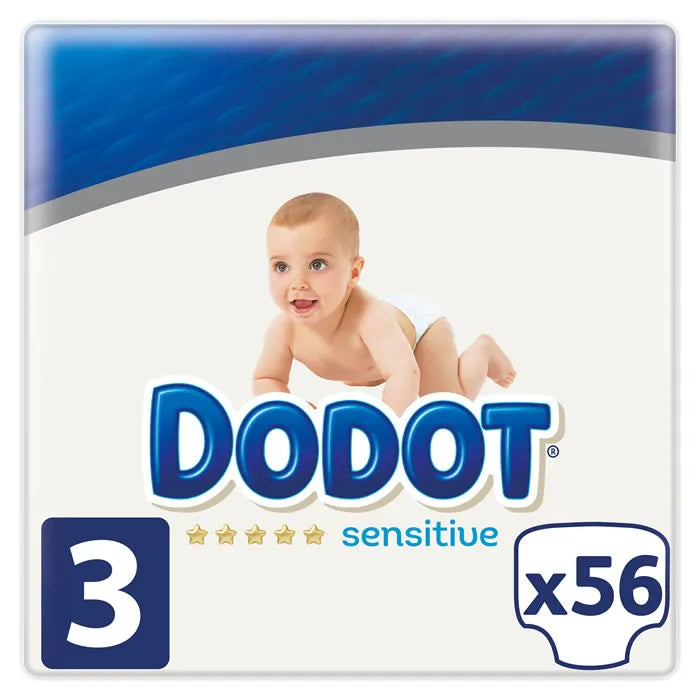 Dodot Sensitive T-3 56 Unidades