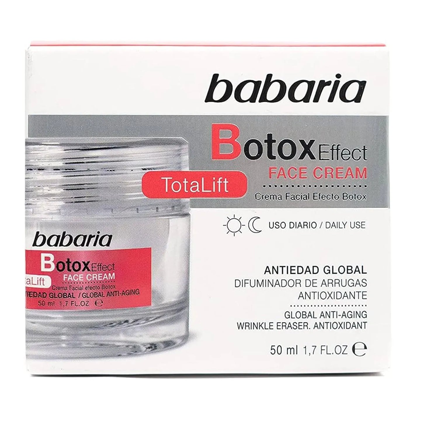 Crema facial Babaria Botox Effect Totallift 50 ml