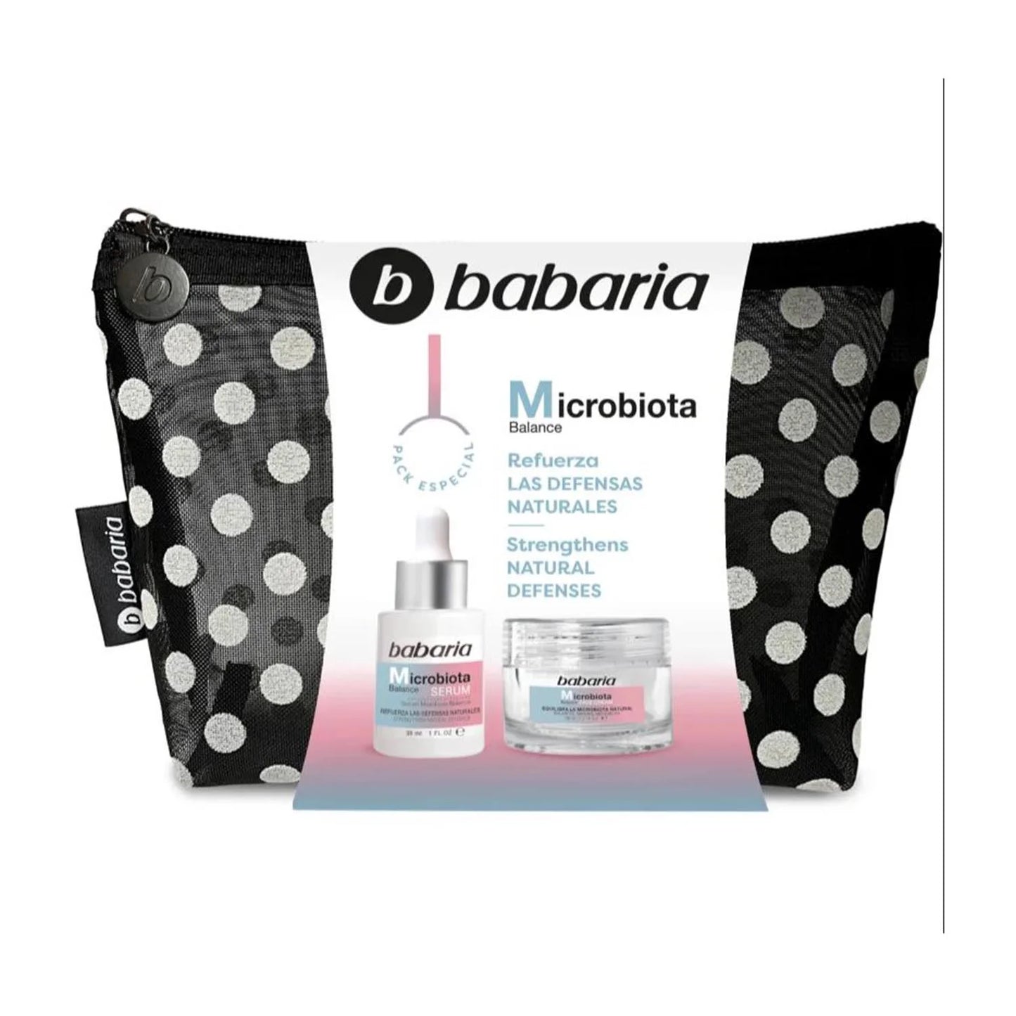 Babaria Microbiota Refuerza Crema Facial Set Estuche 50ml Serum 1u