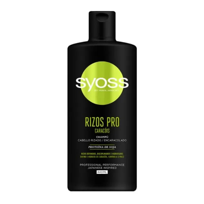 Champú Syoss Rizos Pro Definición e Hidratación Cabello Ondulado o Rizado 440 ml