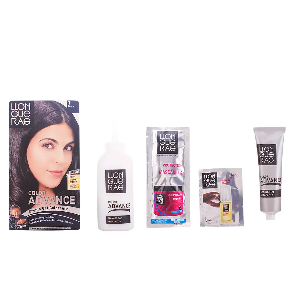 Llongueras Color Advance Hair Color 1 Natural Black