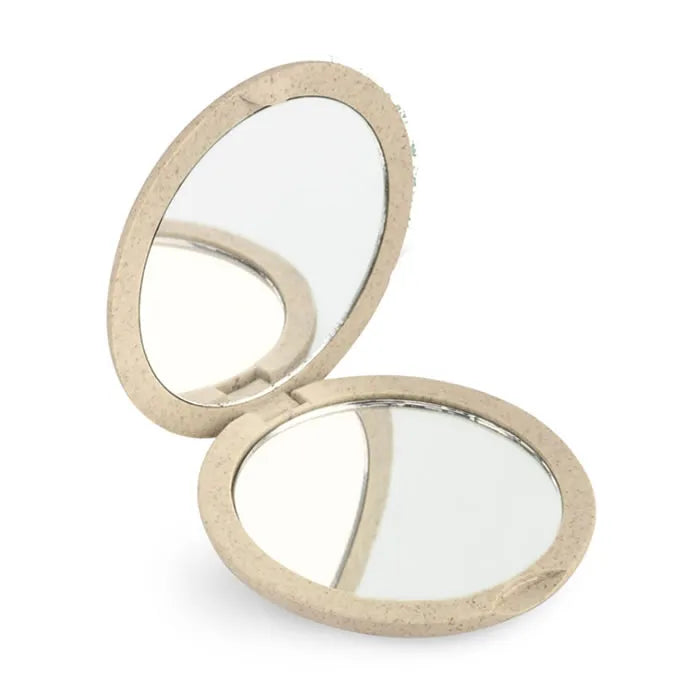 Better Natural Fiber Double Mirror x4 Magnification Beige