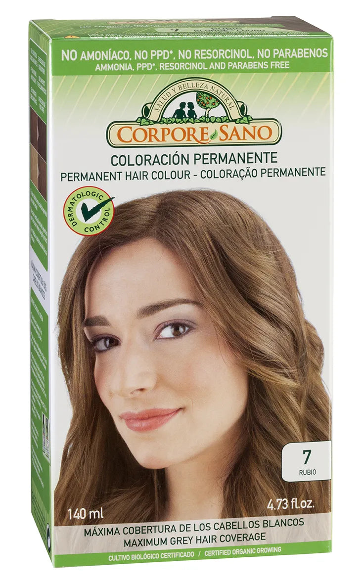 Corpore Tinte 7 Rubio 140ml Bio