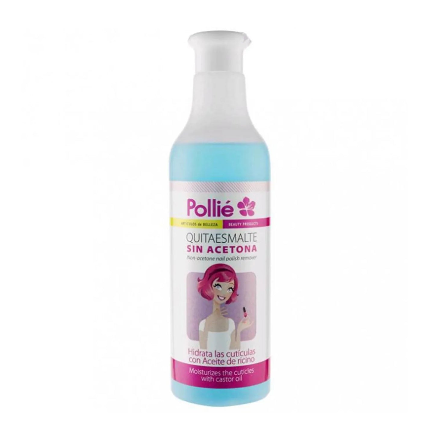 Eurostil Pollie Quitaesmalte Without Acetone With Castor Oil 150ml