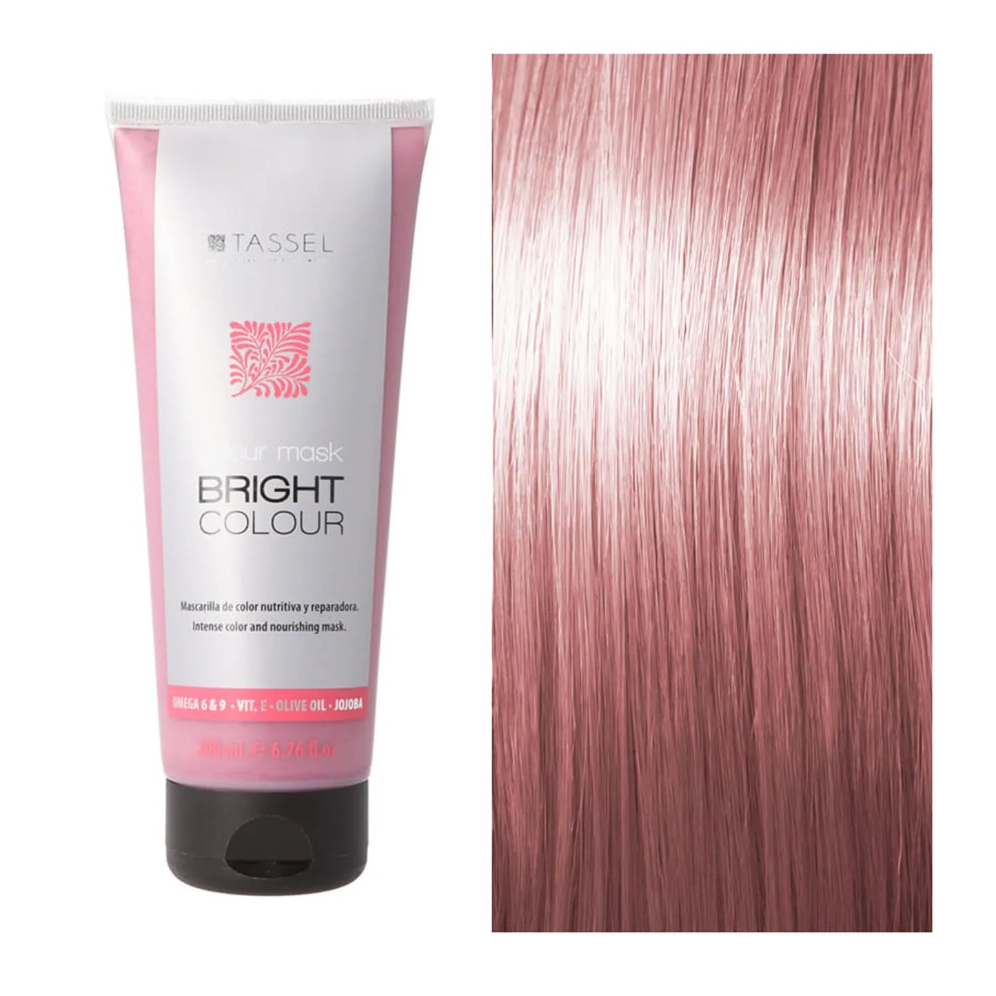 Eurostil Bright Color Pink Hair Mask 1un