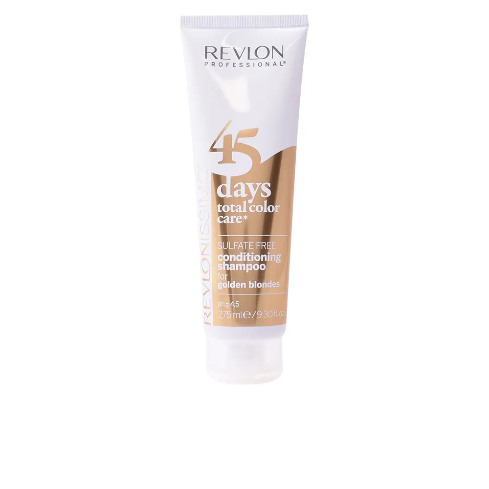 Champú acondicionador Revlon Revlonissimo 45 días rubios dorados 275 ml