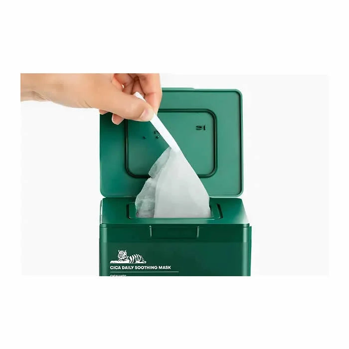 Mascarilla calmante diaria Cica Deer de VT Cosmetics para piel seca y cansada (350 g x 30 láminas)