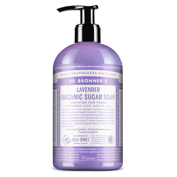 Jabón de azúcar y lavanda orgánico Dr. Bronner's 355 ml