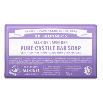 Dr. Bronner's Organic Lavender Solid Soap 140g