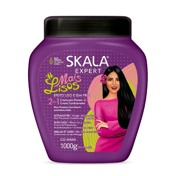 Skala Creme de Tratamento Mais Lisos 2 em 1