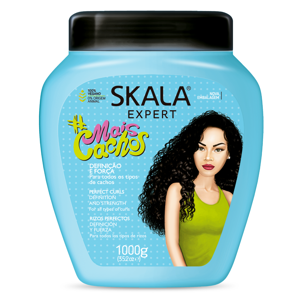 Skala 2 in 1 Styling Cream for More Curls 1000ml