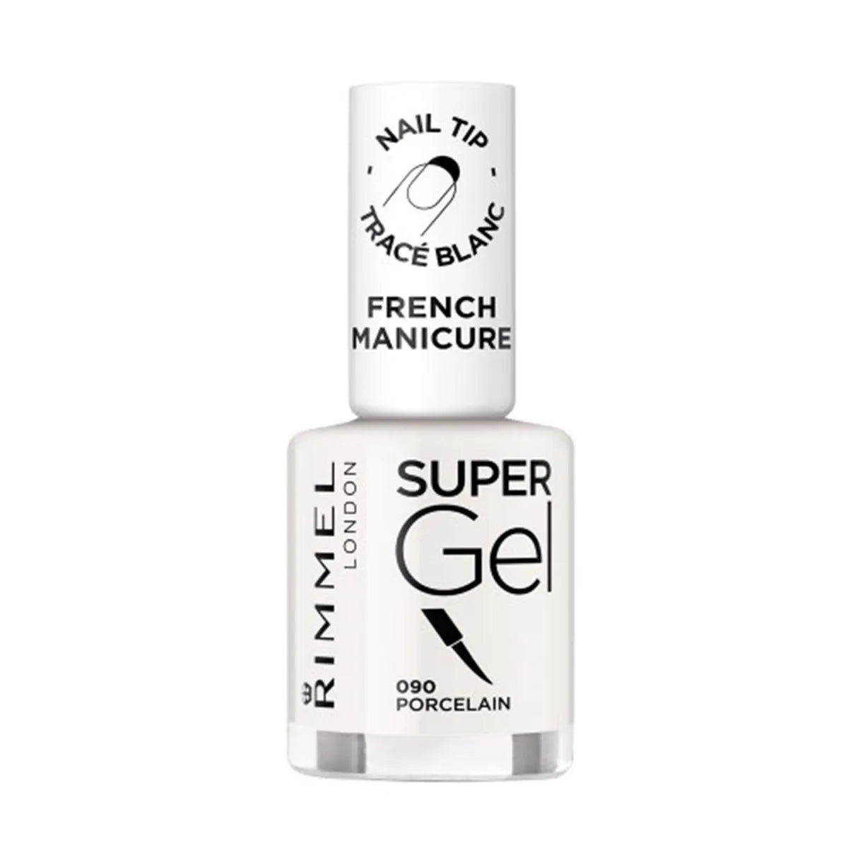 Manicura francesa Rimmel London Super Gel 090 Porcelana