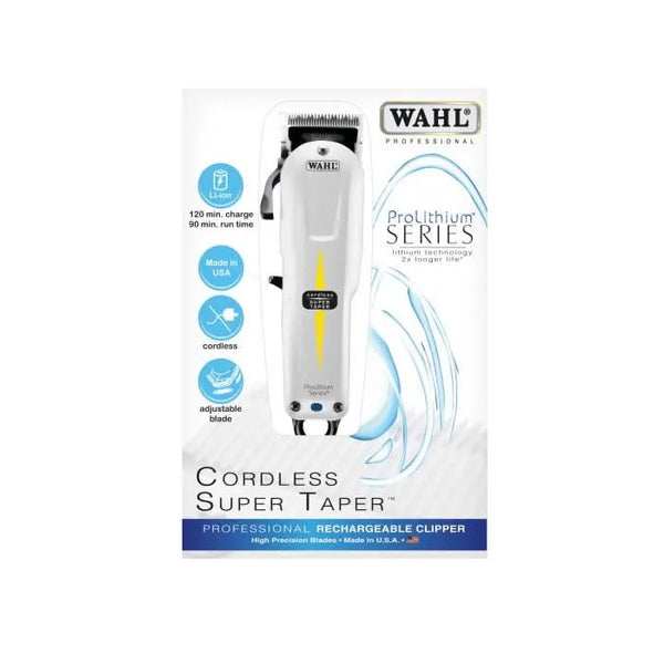 Cortadora inalámbrica potente y resistente Wahl Super Taper