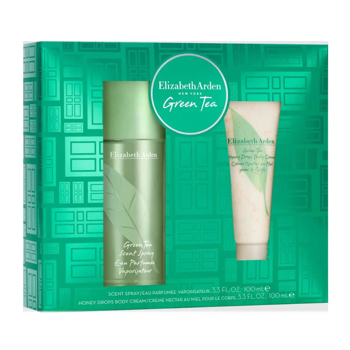 Elizabeth Arden Green Tea Eau Perfumee 100ml Spray Honey Drops Body Cream 100ml