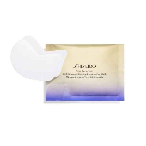 Mascarilla exprés reafirmante y reafirmante para ojos Shiseido Vital Perfection (12 unidades)