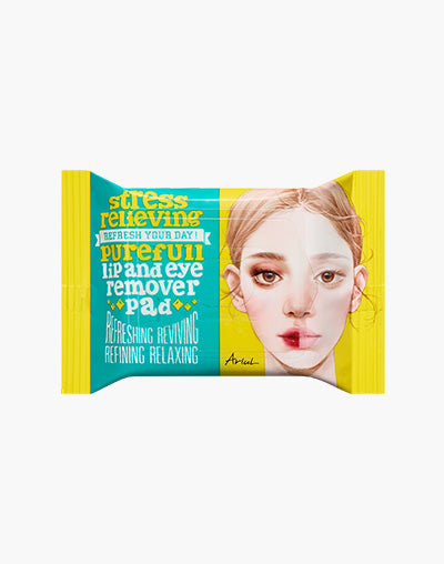 Almohadilla desmaquillante para labios y ojos Purefull de Ariul Stress Relieving (30 almohadillas)