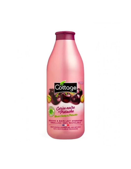 Gel de ducha cremoso hidratante Cottage Cereza negra y pistacho 750 ml