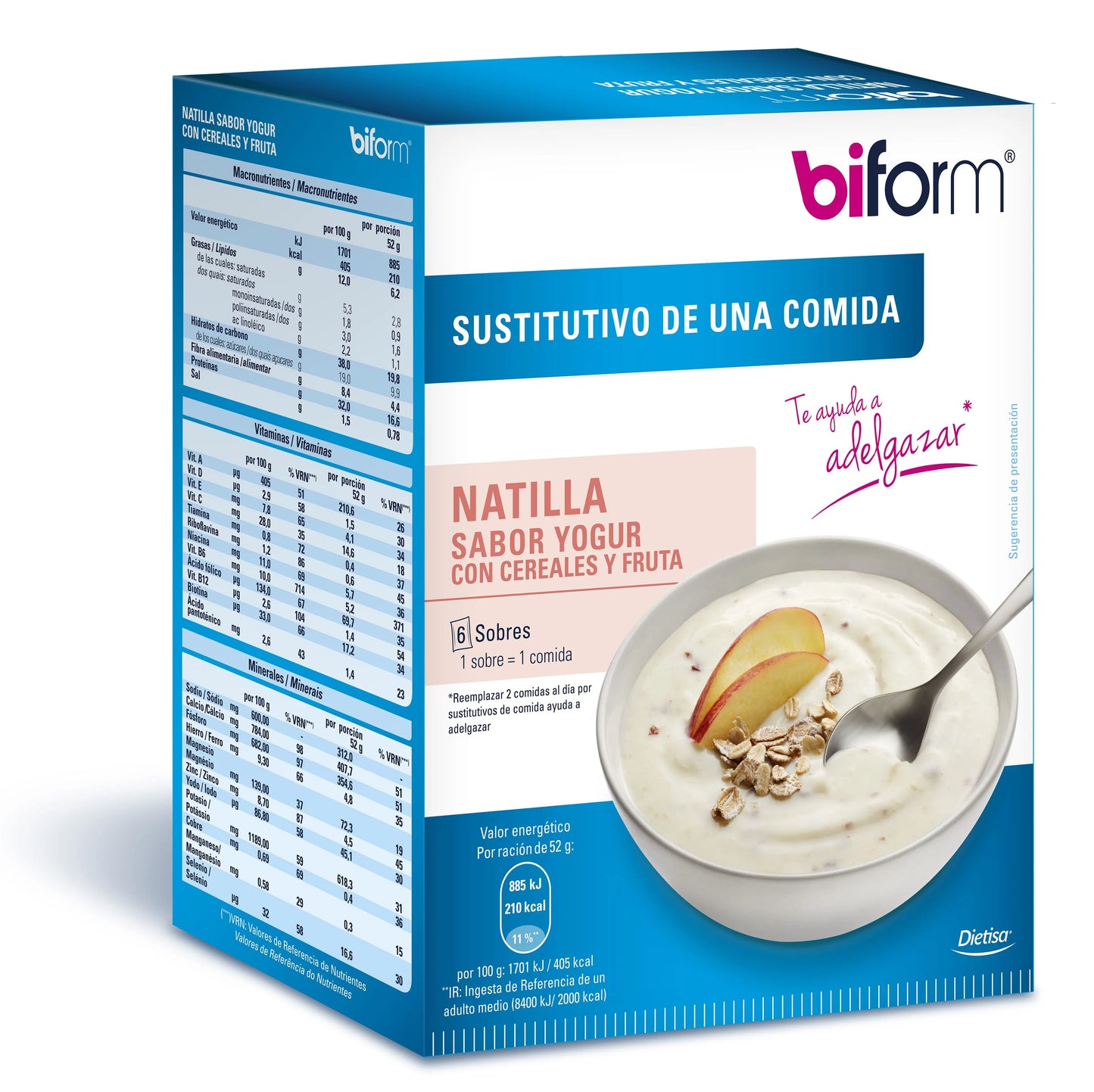 Biform Natillas Yogur Cereales 6 About
