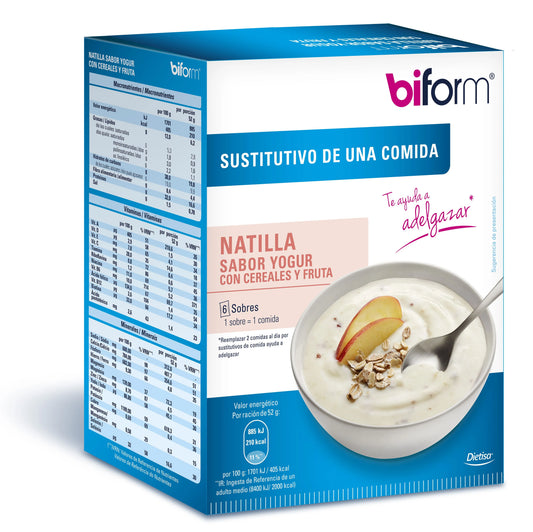 Biform Natillas Yogur Cereales 6 About