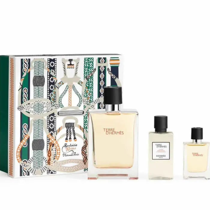 Terre D'Hermes Eau De Toilette Spray 100ml Juego De 3 Piezas