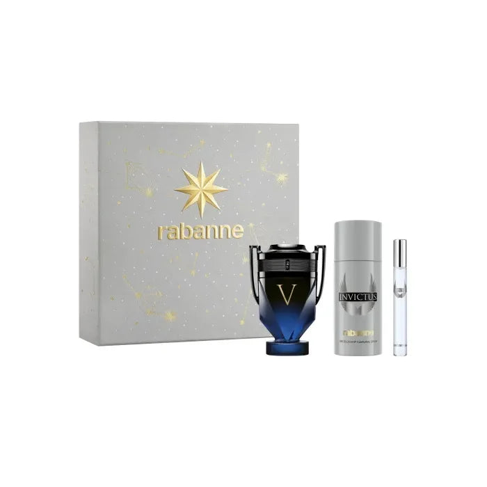 Rabanne Invictus Victory Elixir Eau De Parfum Spray 100ml Juego de 3