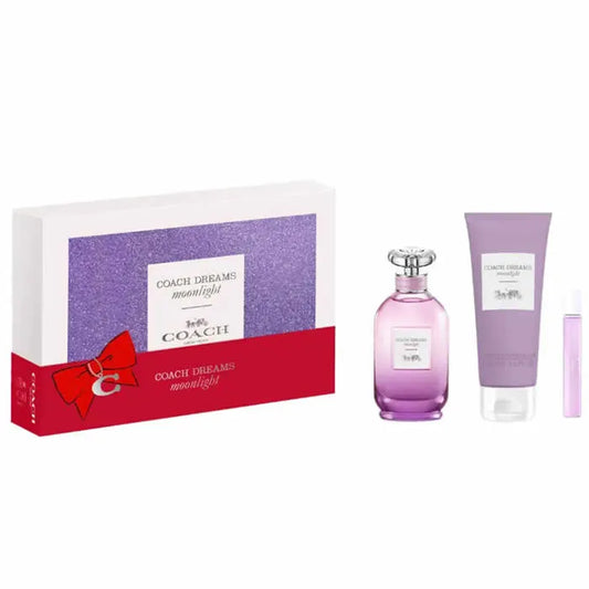 Coach Dreams Moonlight Eau De Parfum Spray 90ml Set 3 Piezas