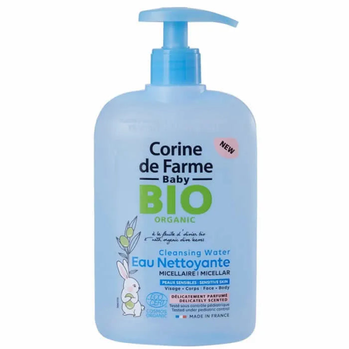Agua limpiadora orgánica Corine De Farme Baby Bio 500 ml