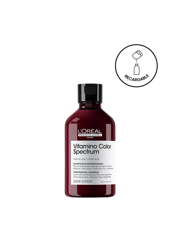 L'oreal Professionnel Vitamino Color Spectrum Shampoo Without Sulfates, For Teñido Hair, Fix Color 300ml