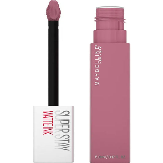 Lápiz labial mate Superstay Matte de Maybelline, 24 180 Revolutionary, 5 ml