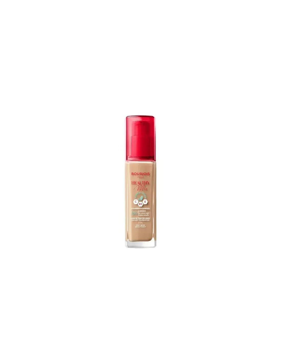 Bourjois Healthy Mix Radiant Foundation 55-Deep Beige 30ml