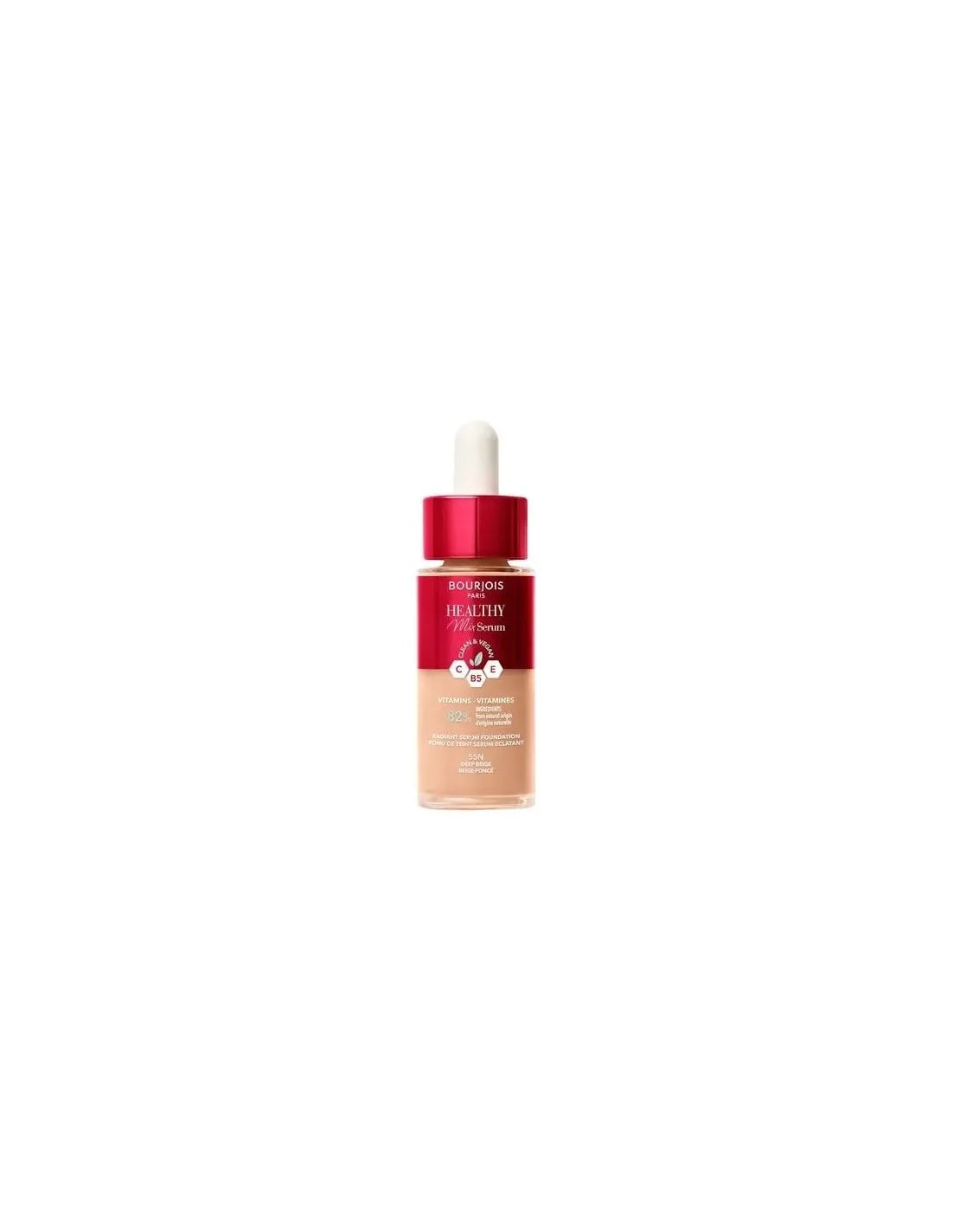 Base de maquillaje Bourjois Healthy Mix Serum Foundation 55n-Deep Beige 30 ml