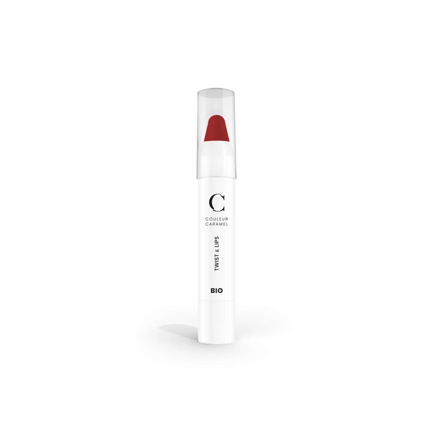 Barra de labios Couleur Caramel Twist and Lips 407 Glossy Red 1un