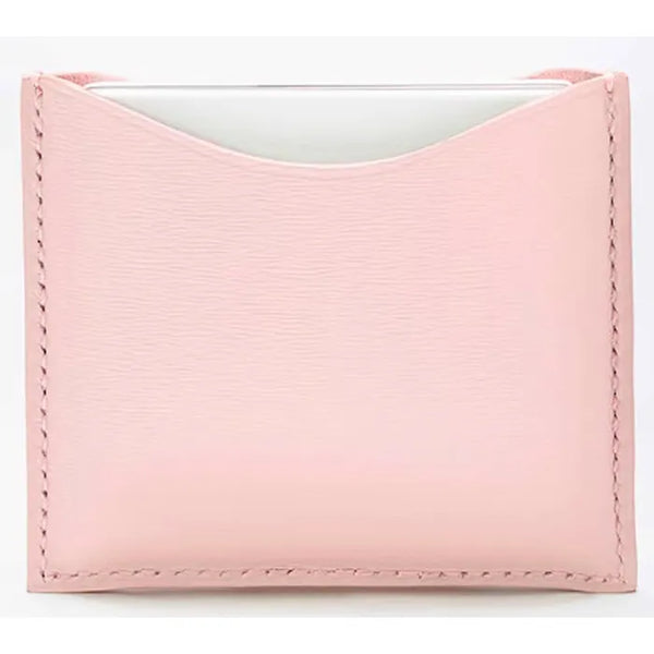 Compact pink leather cover La Bouche Rouge