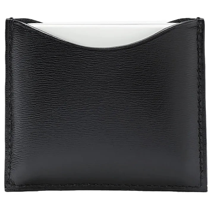 La Bouche Rouge Black Leather Compact Case