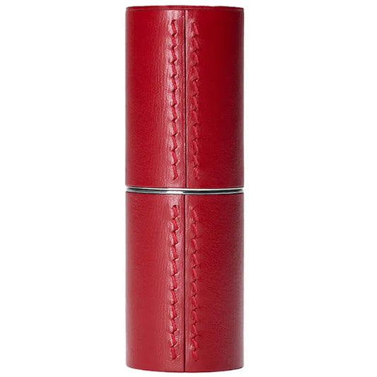 Estuche para pintalabios de cuero rojo La Bouche Rouge