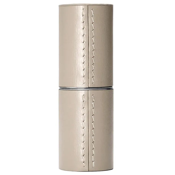 La Bouche Rouge Beige Leather Lipstick Case