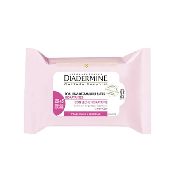 Diadermine Moisturizing Make-up Remover Wipes 25 Units
