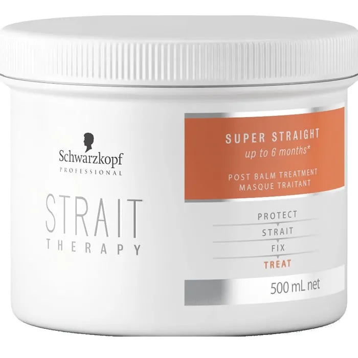 Bálsamo postratamiento Schwarzkopf Strait Therapy 500 ml