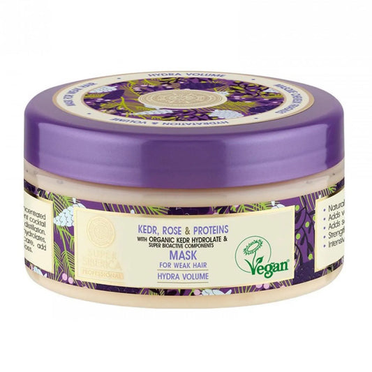 Natura Siberica Pino Rosa y Proteinas Hair Mask Cabello Debil 400ml